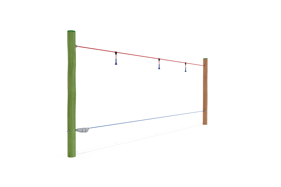 Balancierweg 8m mit Halteseil u. Abhängung